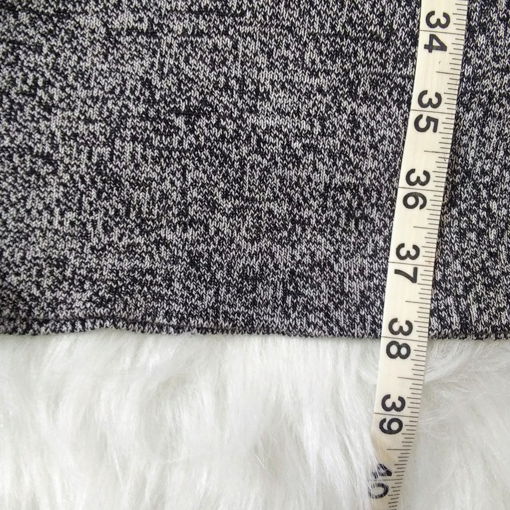 bar III Cold Shoulder heather gray knit dress - Picture 2 of 7